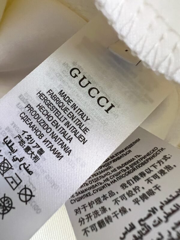 GCCI Graphic Print Hooded Jumper - White