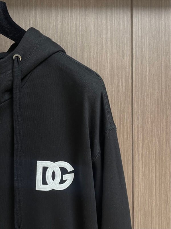 1b4f8738 DG Embroidered Logo Zip Hoodie - Black