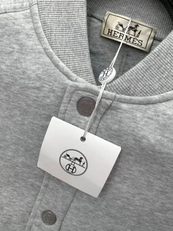 HRMS Button-Front Jacket - Grey