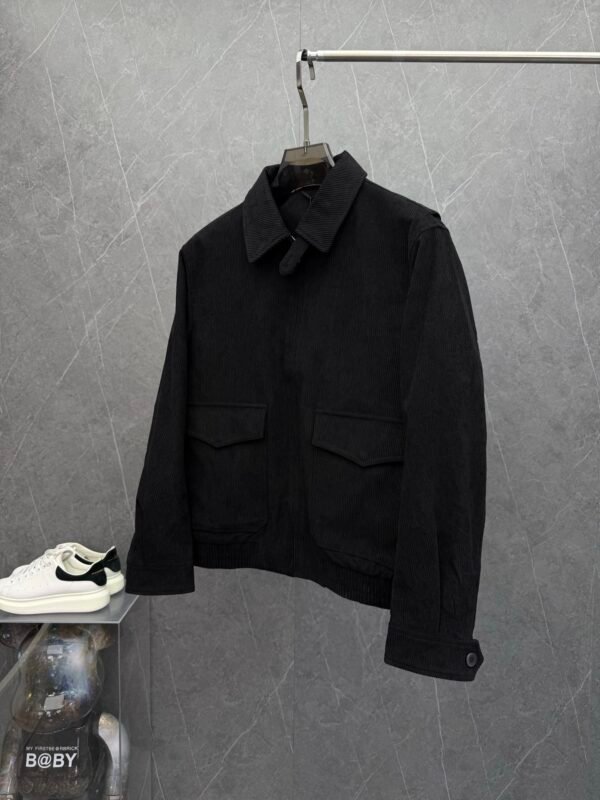 HRMS Collared Zip Jacket - Black
