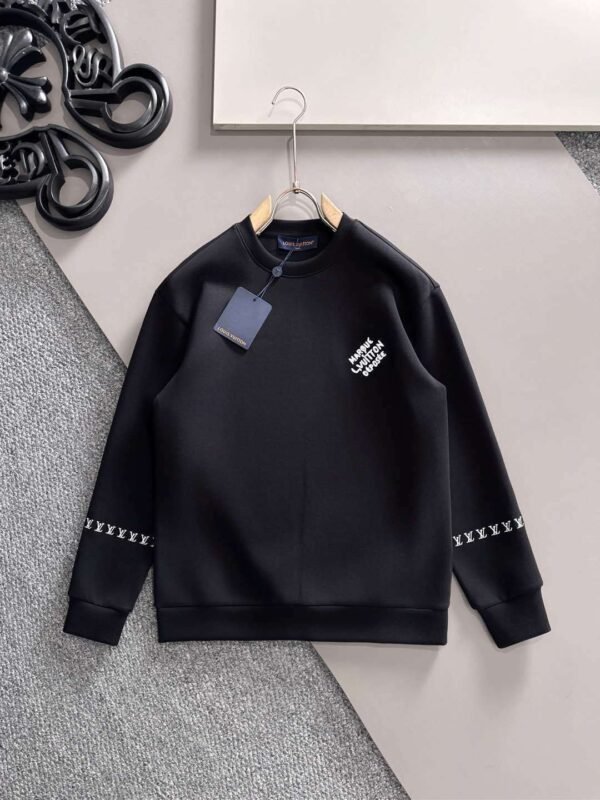 LVE Embroidered Logo Jumper – Black