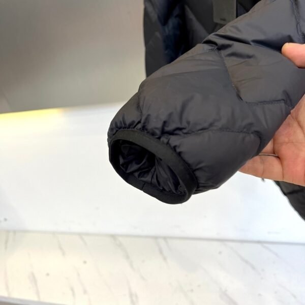 MNCLR Quilted Hooded Jacket - Black