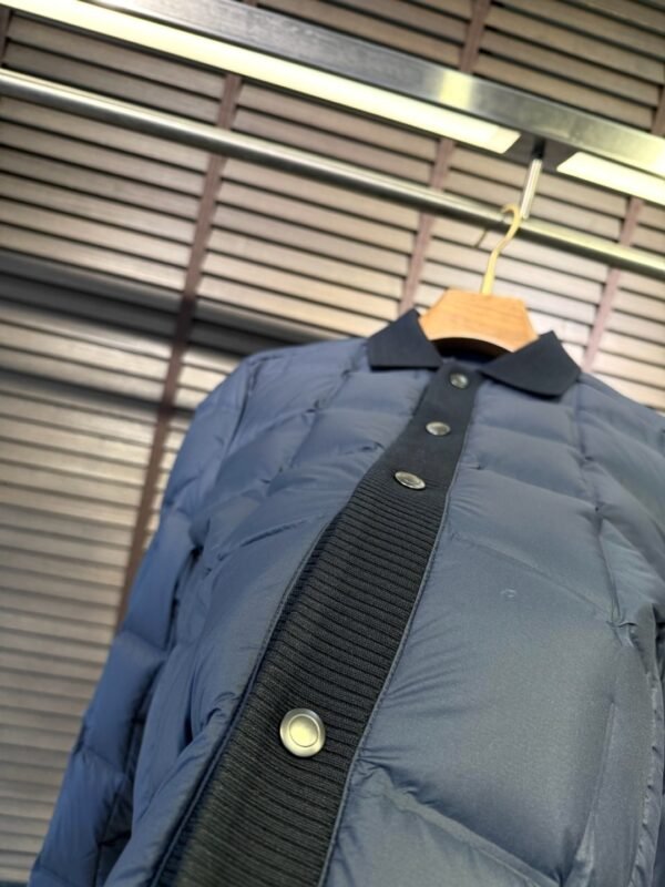 GCCI Quilted Padded Jacket - Navy