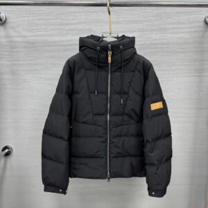 LVE Padded Hooded Coat – Black