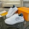 LVE Casual Low-Top Trainers - White & Blue