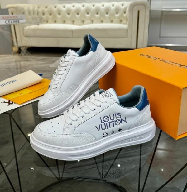 LVE Casual Low-Top Trainers - White & Blue