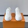 2 LVE Men’s White Luxury Low-Top Trainers