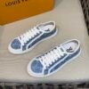LVE Lagoon Trainers - Blue Monogram Denim Canvas