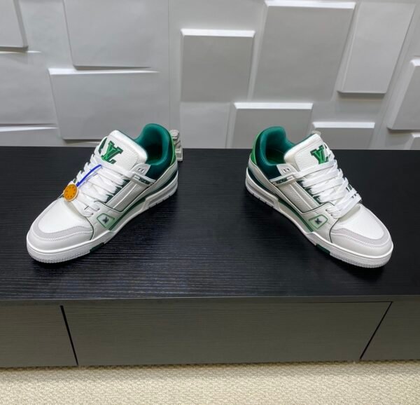 LVE Trainer Sneaker - White & Green