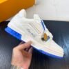 2 LVE Trainer Sneaker – White Blue Rubber Sole