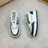 LVE White Black Casual Low Sneaker - Trainer Lines