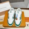 LVE Streetwear Trainer Sneaker – White Green Edition