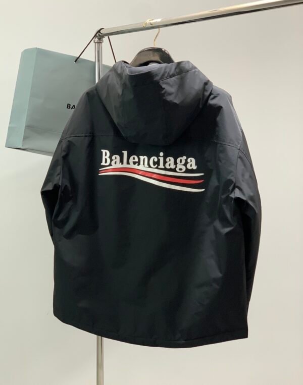 BLNCG Black Nylon Waterproof Jacket