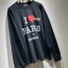 2 BLNCG "I Love Paris & BLNCG" Black Jumper
