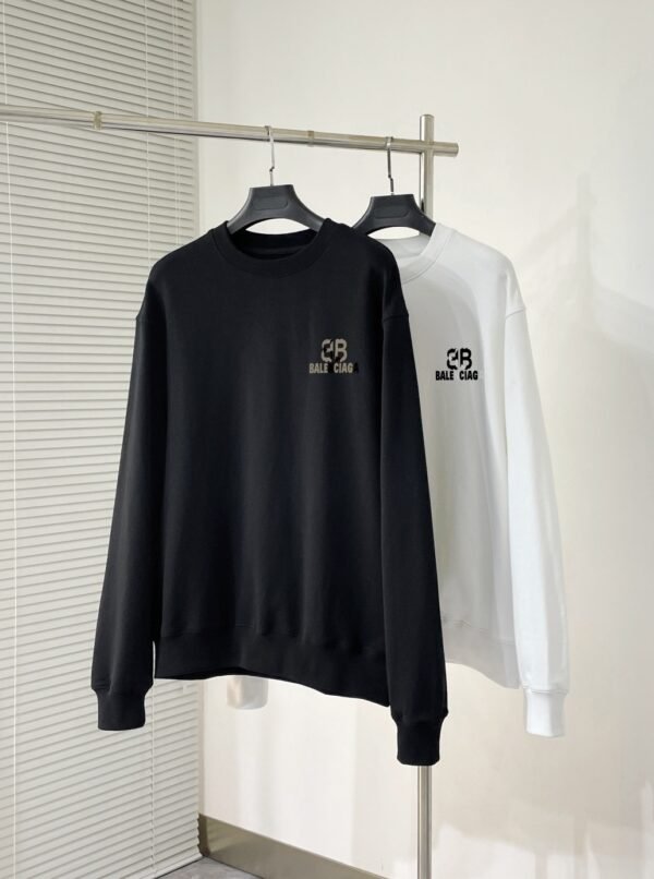 BLNCG BB Logo Print Medium Fit Jumper – Black