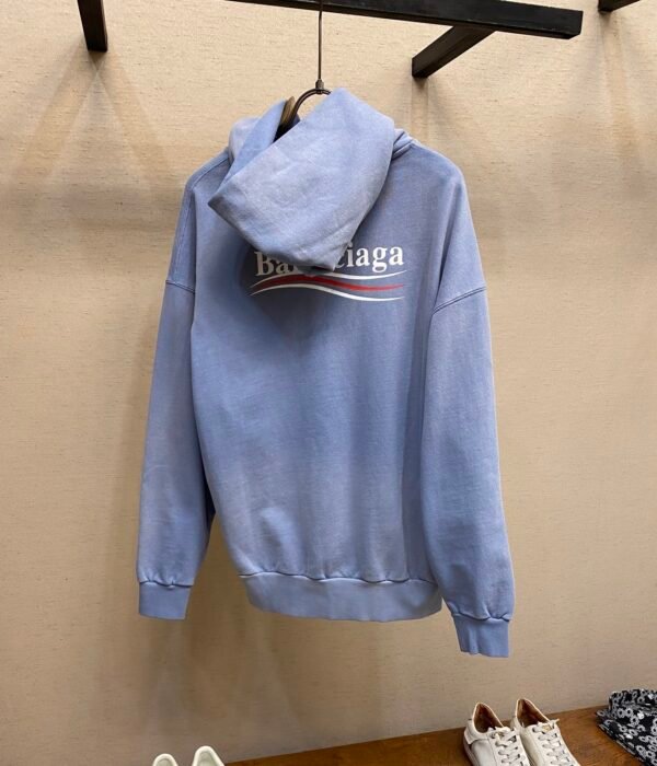 BLNCG Political Campaign Logo Hoodie – Faded Blue
