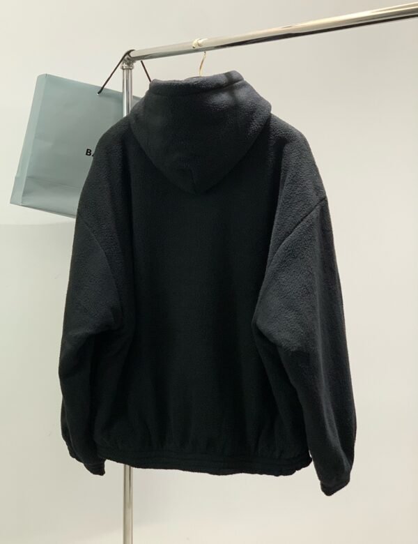 BLNCG Ski 3B Embroidered Logo Fleece Hoodie - Black