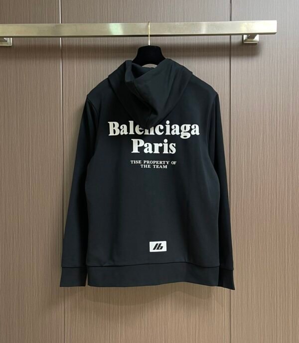2 BLNCG Logo-Print Zip-Up Hoodie - Black