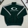BLNCG Loop Sports Logo Zip-Up Jacket - Dark Green