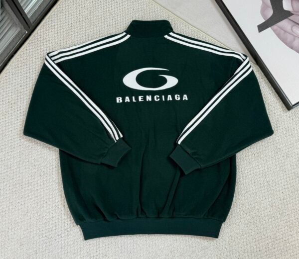 BLNCG Loop Sports Logo Zip-Up Jacket - Dark Green