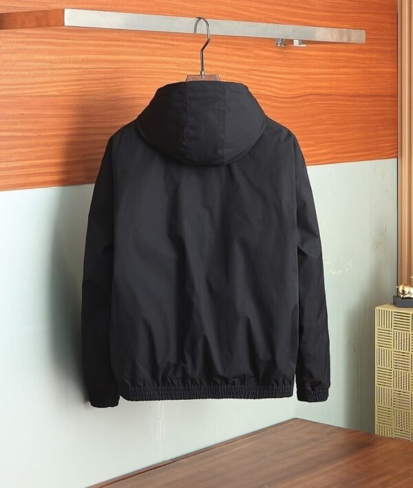 2 BLNCG Skiwear 3B Sports Logo Print Hooded Jacket - Black