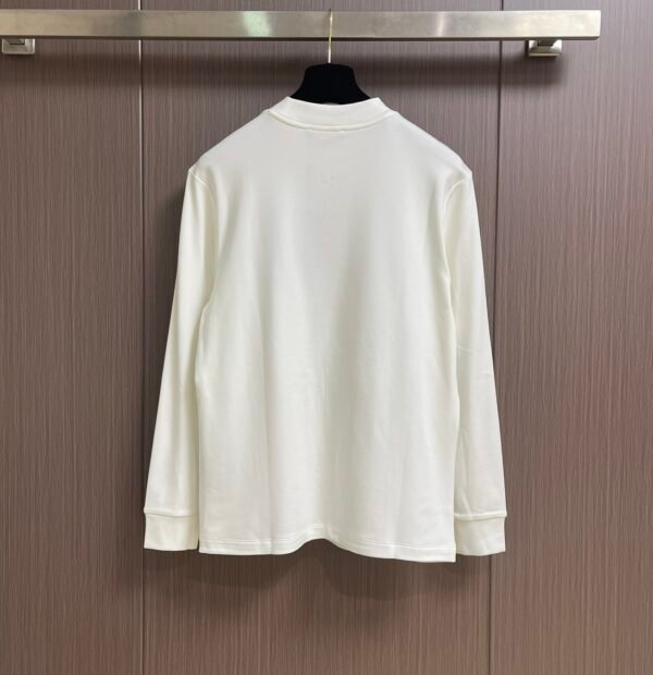 BLNCG Embroidered Logo Crew Neck Jumper – White