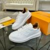 LVE White Brown Monogram Low Trainers