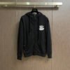 DG Printed Chest Logo Zip Hoodie - Black