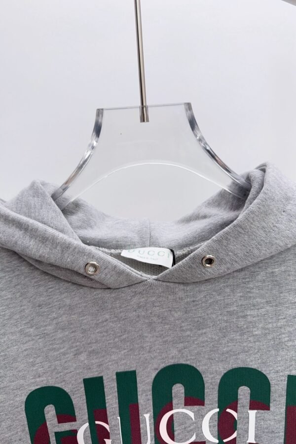 GCCI Printed Logo Hooded Jumper