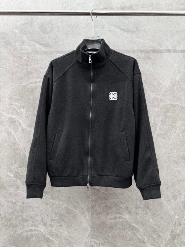 LWE Full-Zip Jacket with Stand collar - Black