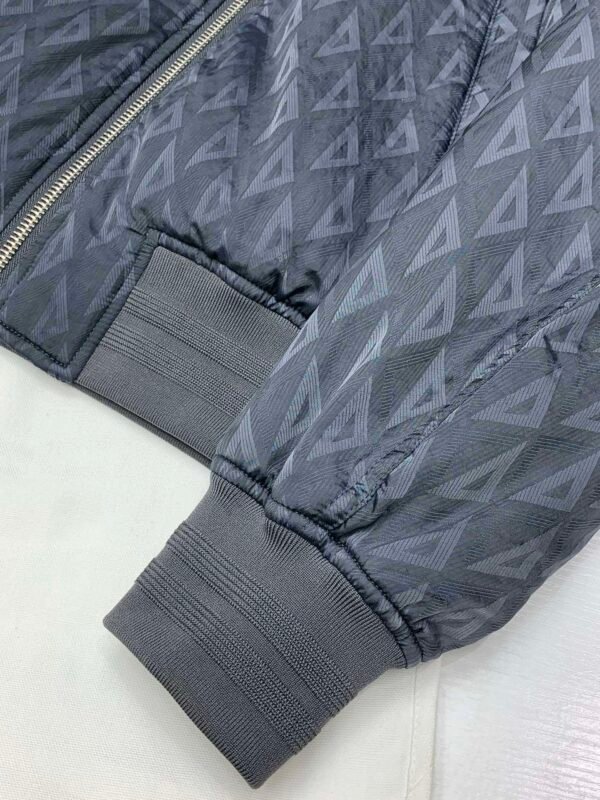 CD All-Over Geometric Pattern Jacket - Charcoal Grey