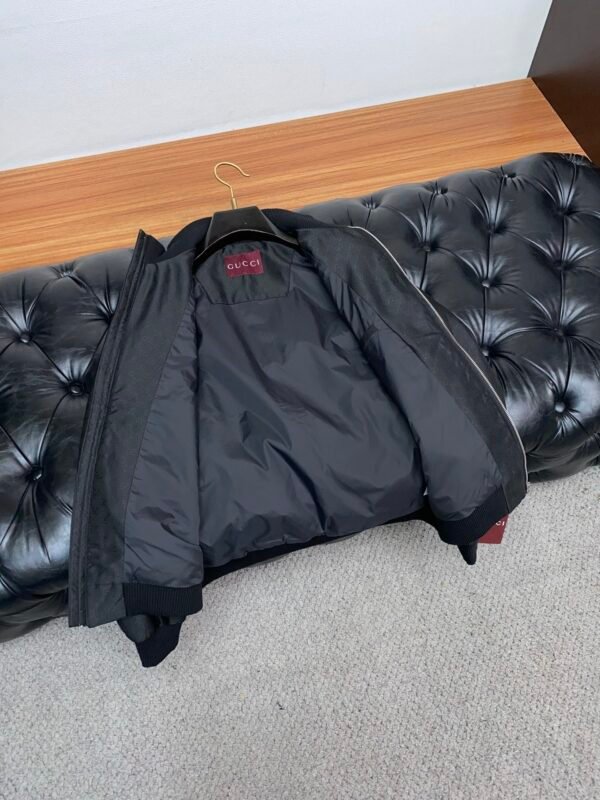 GCCI Monogram Zip Jacket - Black