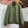 GCCI Monogram Zip Jacket - Olive Green