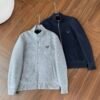 PRDA Knitted Zip-Up Jacket with Logo Detail