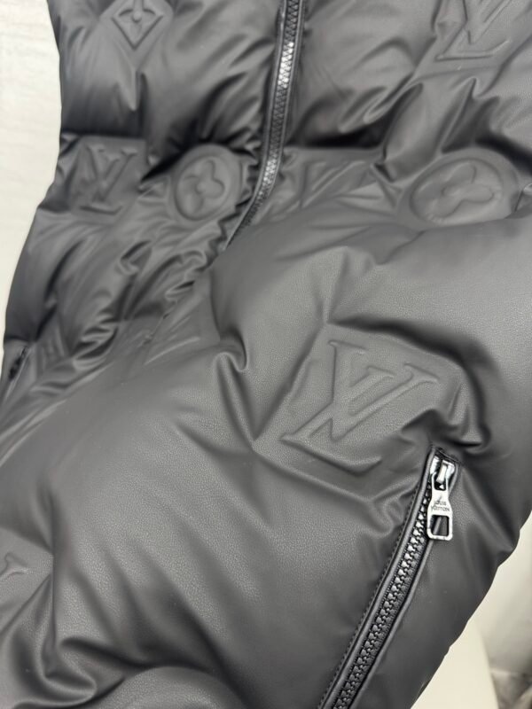 LVE Monogram Puffer Gilet - Black