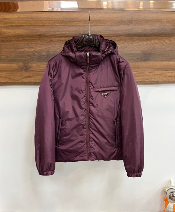PRDA Hooded Zip-Up Jacket - Burgundy