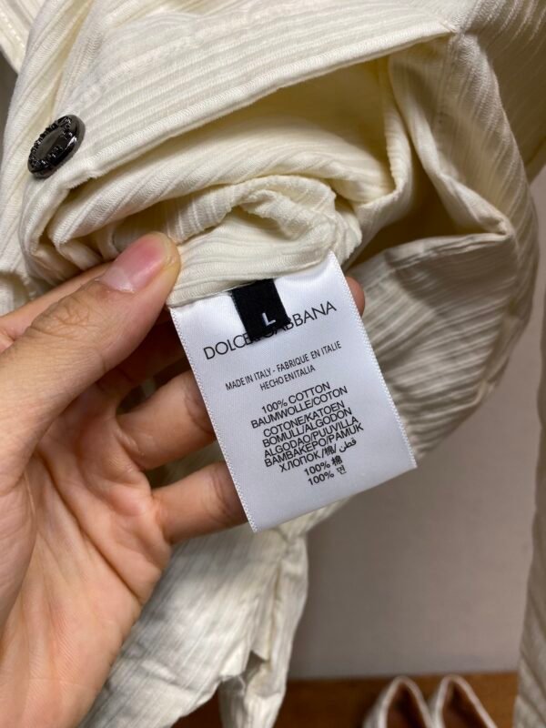 DG Insulated Button-Up Jacket - White