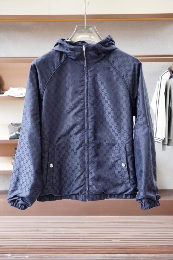 GCCI Hooded Zip Jacket - Navy