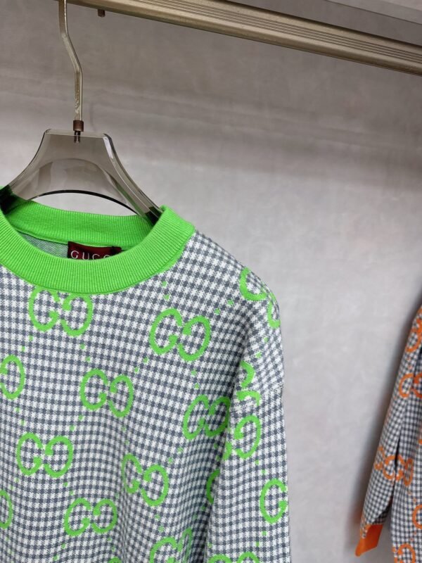 27dc1e12 GCCI Monogram Check Knit Jumper