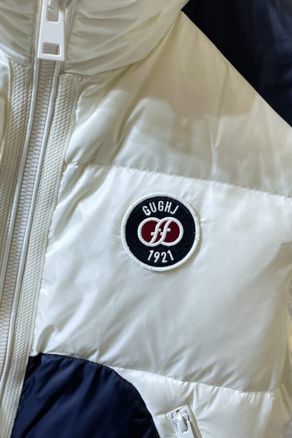 2a7d8347 GCCI Zip-Front Padded Gilet with Embroidered Patch