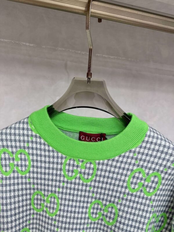 2b6edd40 GCCI Monogram Check Knit Jumper