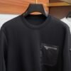 2b6faafe PRDA Crew Neck Jumper with Zip Pocket Detail