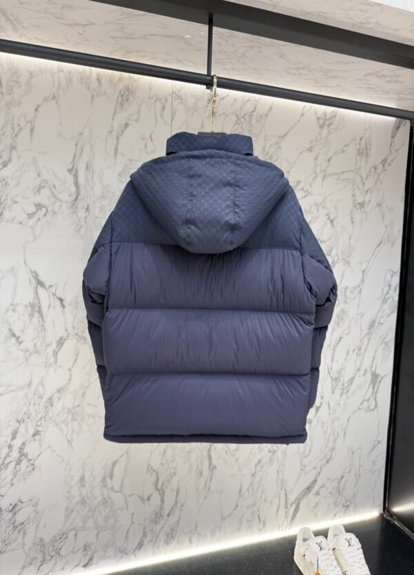 LVE Padded Hooded Coat – Navy Blue