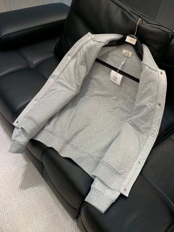 HRMS Button-Front Jacket - Grey