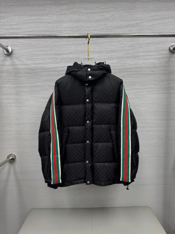 GCCI Hooded Padded Jacket - Black