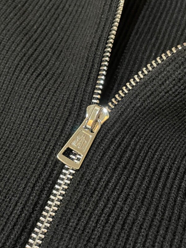 MNCLR Zip-Up Knit Jacket - Black