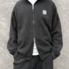 LWE Full-Zip Jacket with Stand collar - Black