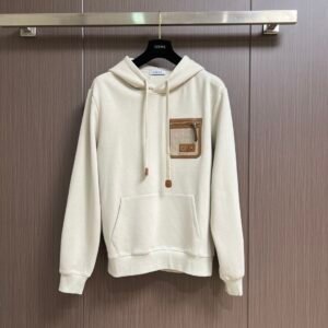 2f40d5d8 LWE Hooded Jumper with Zip Pocket Detail - White