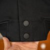 DG Hooded Button Jacket - Black