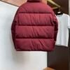 PRDA Puffer Jacket with Logo Patch - Burgundy